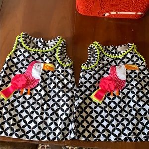 Emily Rose Toucan Embellished Shirts for Twins 3T